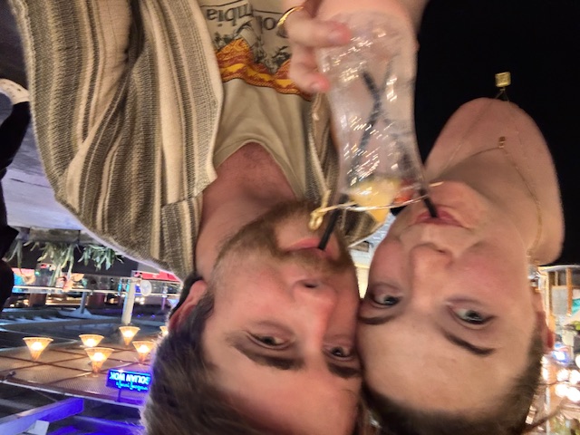 The two of us together.