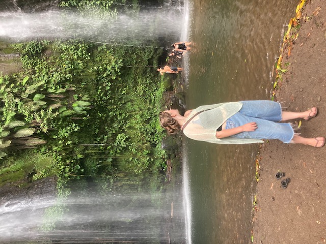 Rose at the waterfall again.